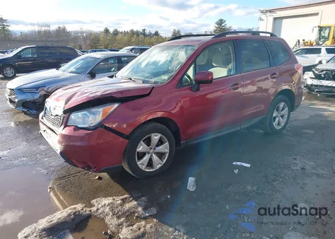 2014 Subaru Forester 2.5I Premium from USA, damaged, VIN JF2SJAECXEH522899